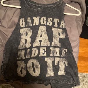 Gansta Rap Made Me Do It tank top